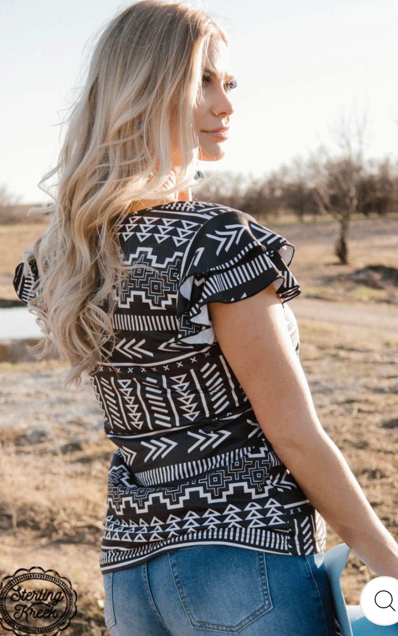 The Santa Barbara Aztec Top