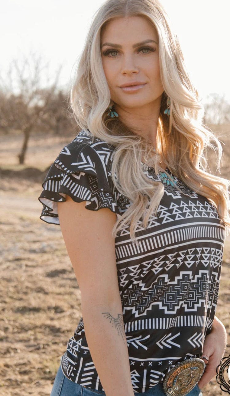 The Santa Barbara Aztec Top