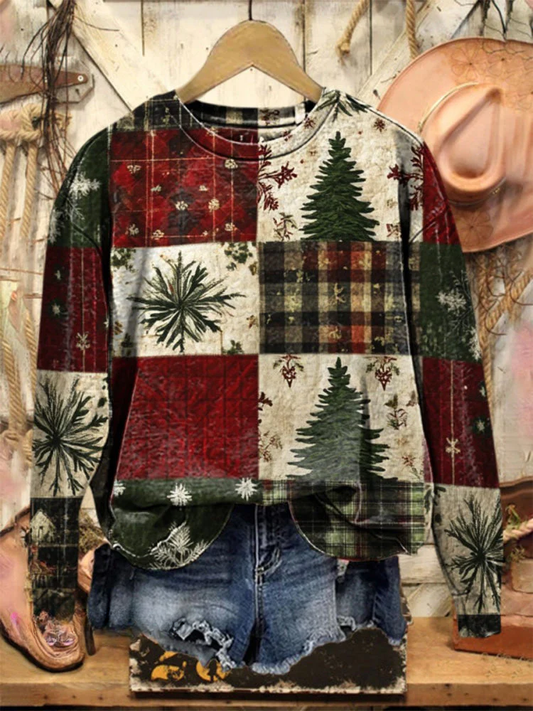 Vintage Christmas Casual  Sweatshirt